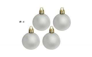 Zestaw bombek z gwiazdą złoto/srebro 3301