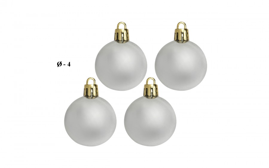 Zestaw bombek z gwiazdą złoto/srebro 3301