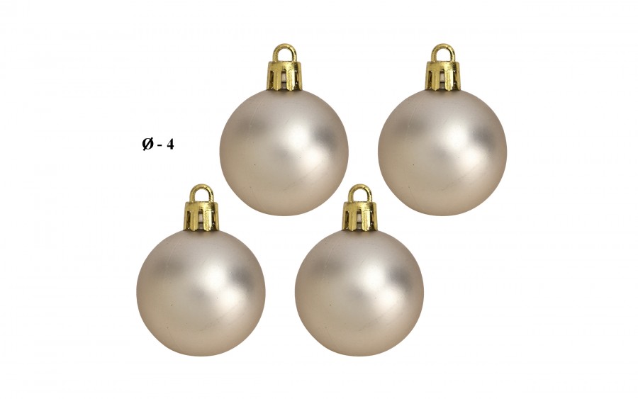 Zestaw bombek z gwiazdą złoto/srebro 3301