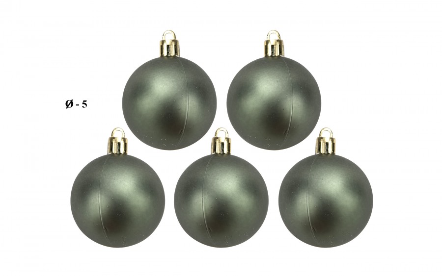 Zestaw bombek z gwiazdą złoto/srebro 3301