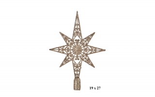 Zestaw bombek z gwiazdą złoto/srebro 3301