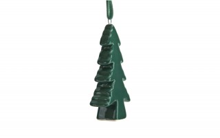 Zawieszka ceramiczna choinka zielona 87108