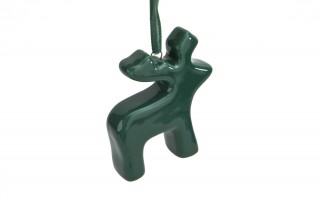 Zawieszka ceramiczna Renifer zielony 87160