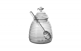 Pojemnik na miód szklany 440 ml