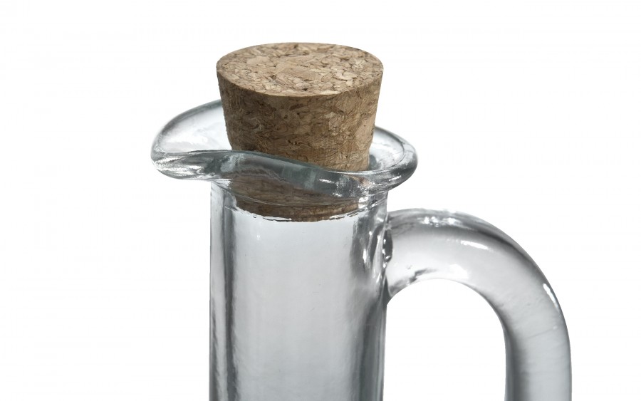 Karafka szklana z korkiem 400 ml