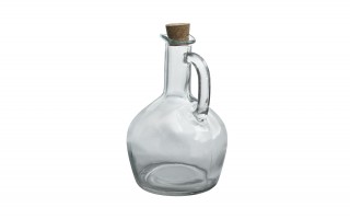 Karafka szklana z korkiem 400 ml