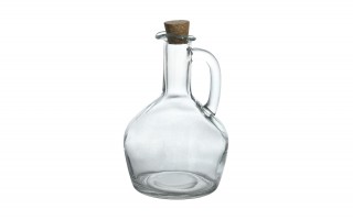 Karafka szklana z korkiem 400 ml