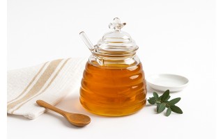 Pojemnik na miód szklany 440 ml