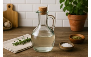 Karafka szklana z korkiem 400 ml