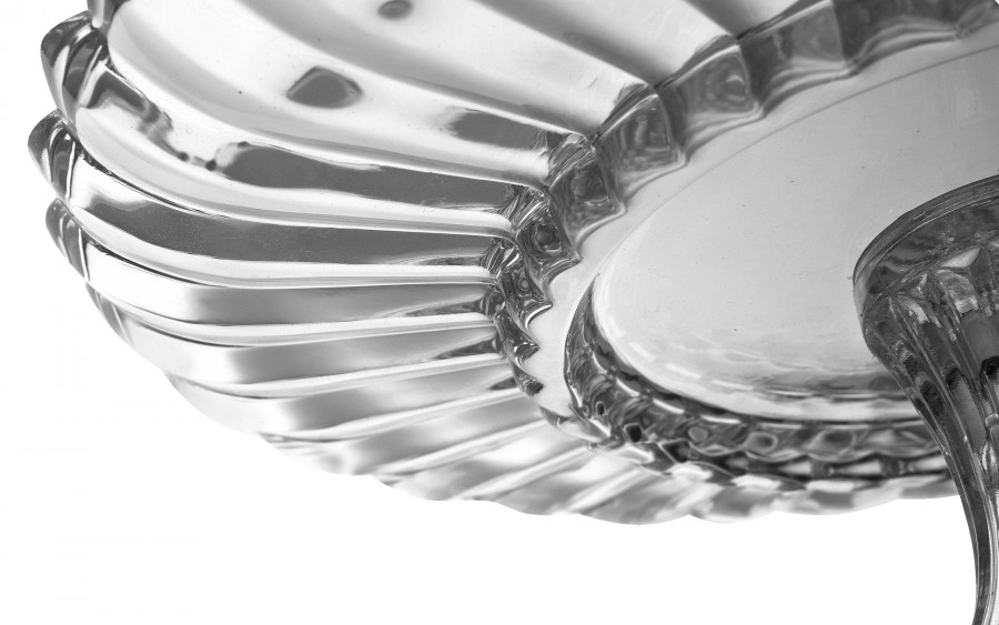 Patera szklana 29,5 cm na nóżce