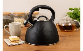 Czajnik z gwizdkiem Bubble 2,6 L czarny AMBITION