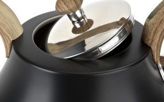 Czajnik tradycyjny z gwizdkiem 2 L Flavio czarny