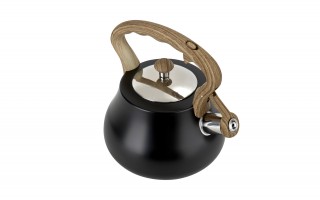 Czajnik tradycyjny z gwizdkiem 2 L Flavio czarny