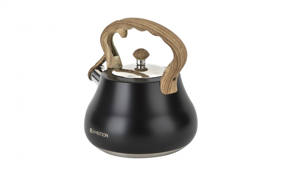 Czajnik tradycyjny z gwizdkiem 2 L Flavio czarny