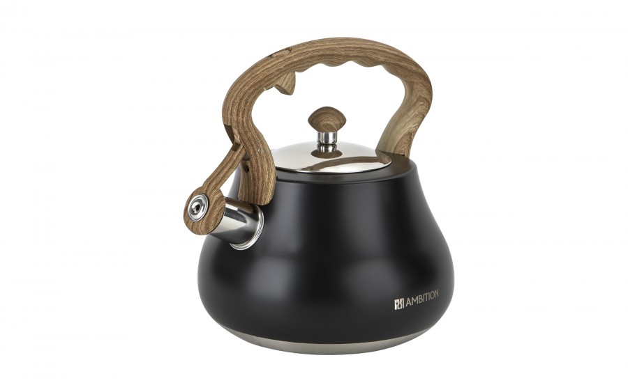 Czajnik tradycyjny z gwizdkiem 2 L Flavio czarny