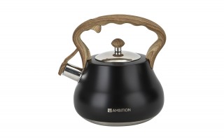 Czajnik tradycyjny z gwizdkiem 2 L Flavio czarny