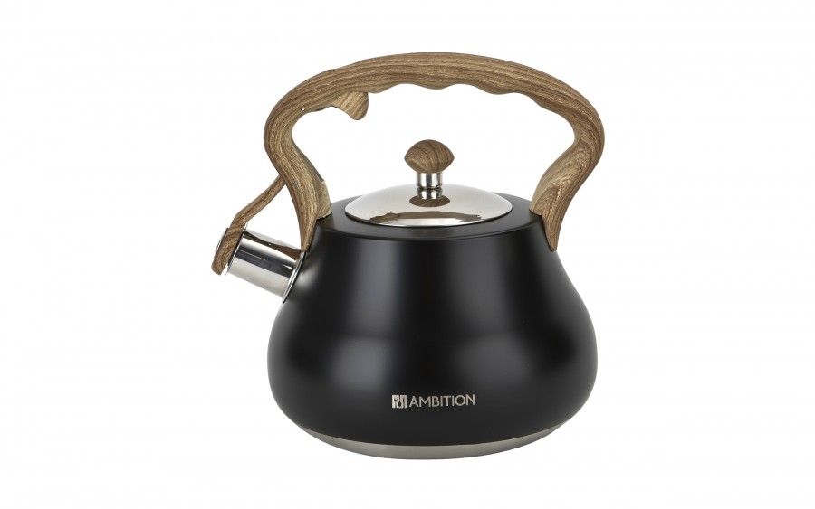 Czajnik tradycyjny z gwizdkiem 2 L Flavio czarny