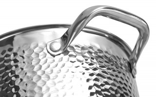 Komplet garnków 8 el. ze stali nierdzewnej Bubble