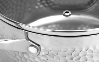 Komplet garnków 8 el. ze stali nierdzewnej Bubble