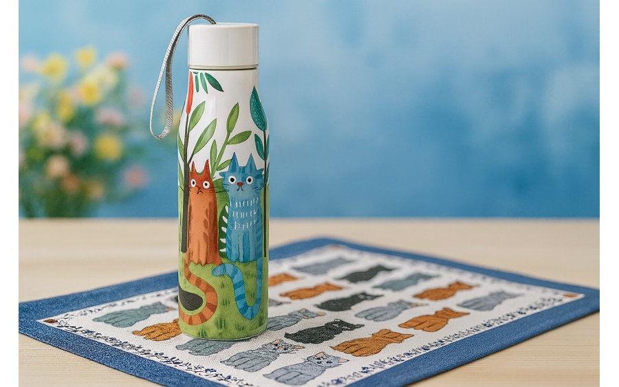 Butelka termiczna 500 ml Koty Ogrodowe