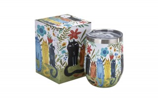 Kubek termiczny 330 ml KOTY OGRODOWE