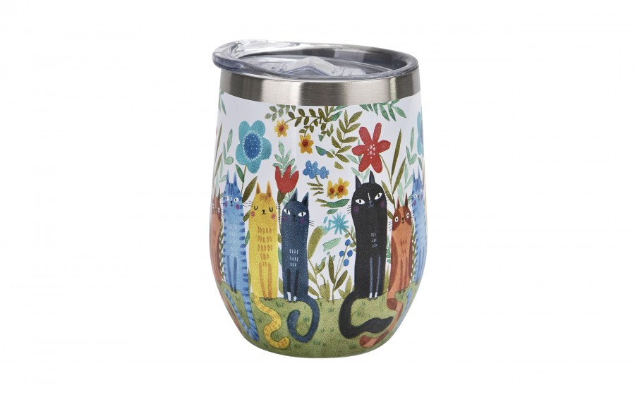 Kubek termiczny 330 ml KOTY OGRODOWE
