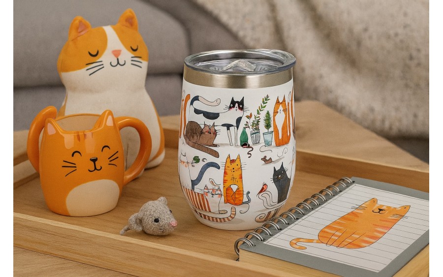 Kubek termiczny 330 ml LENIWE KOTY