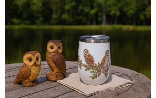 Kubek termiczny 330 ml Sowy Zwyczajne