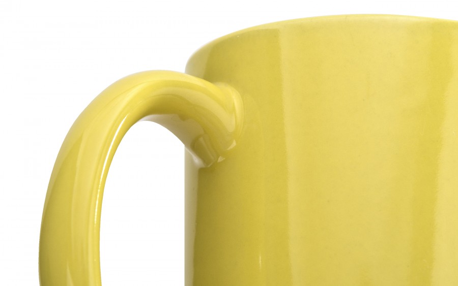 Kubek ceramiczny 300 ml żółty
