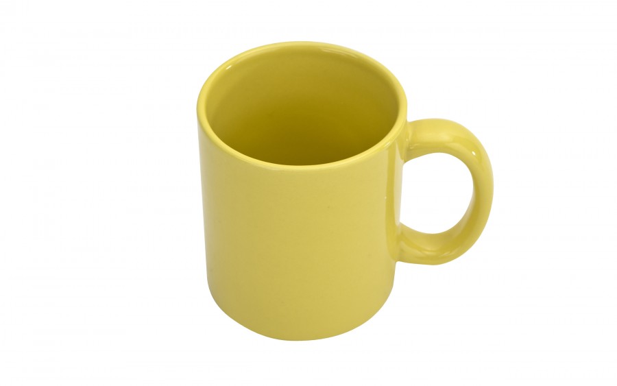 Kubek ceramiczny 300 ml żółty