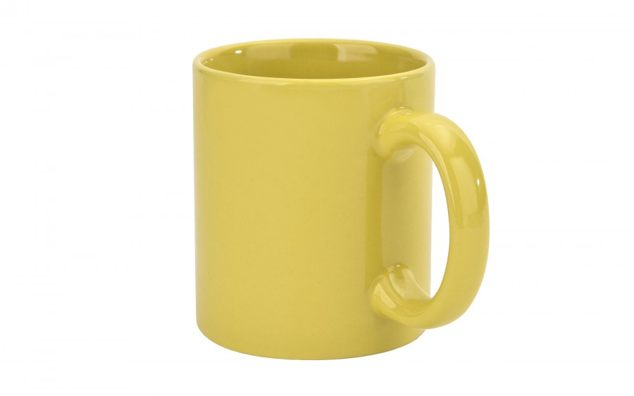 Kubek ceramiczny 300 ml żółty
