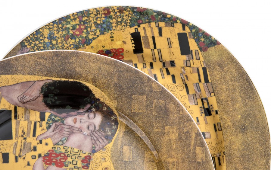 Komplet 2 talerzy deserowych 19 cm The Kiss Classic