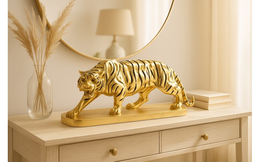 Figurka ozdobna Tygrys Złoty