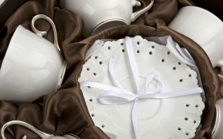 Komplet 6 filiżanek 250 ml + spodki Diva