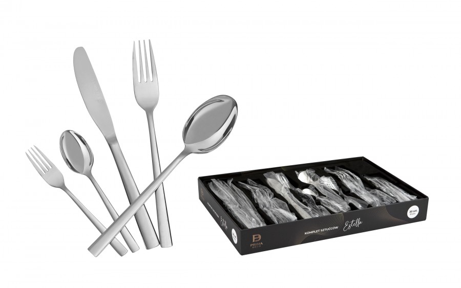 Komplet sztućców dla 6 osób 30 el. Estella GS-100041S2