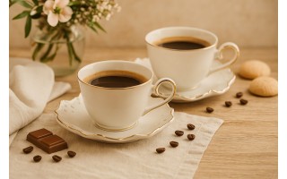 Komplet 2 filiżanek 250 ml + spodki Diva