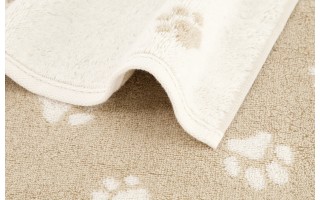 Ręcznik bawełniany 80x150 cm WE LOVE DOGS Paws 6247/33 kąpielowy