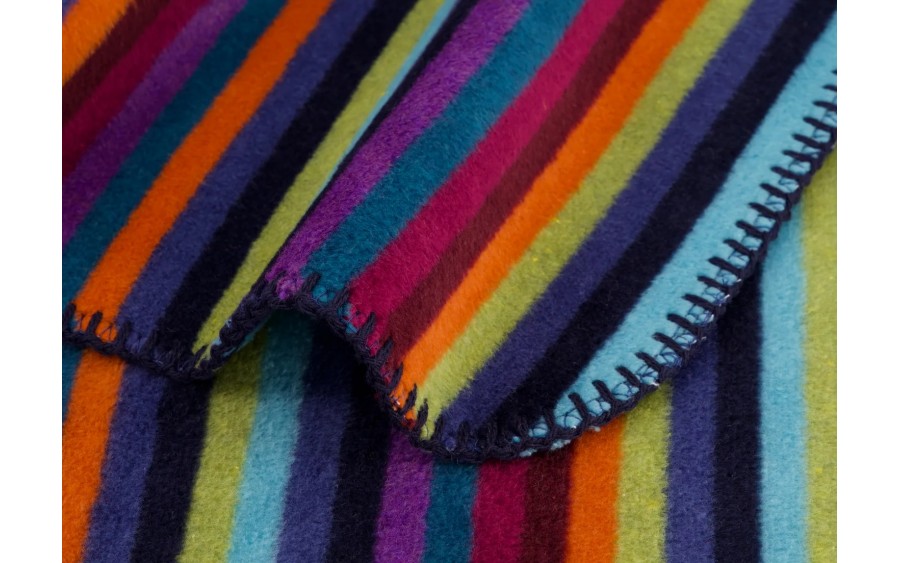 Koc bawełniano-akrylowy 150x200 Lifestyle 70480/84 ciemny multicolor