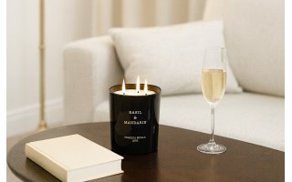 Świeca zapachowa XL 600 gr Basil and Mandarin