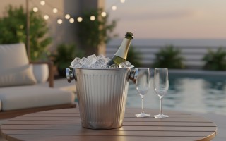 Cooler do butelek/wiaderko do lodu 20 cm Mondex