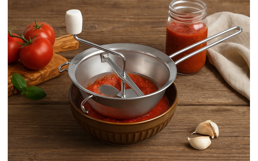 Przecierak do owoców i warzyw Orion stalowy 131604