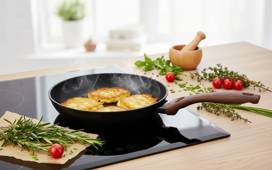 Patelnia tradycyjna 24 cm Darkwood