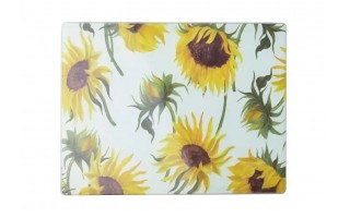 Deska szklana 20x30 cm Aria Słoneczniki HTXD0955