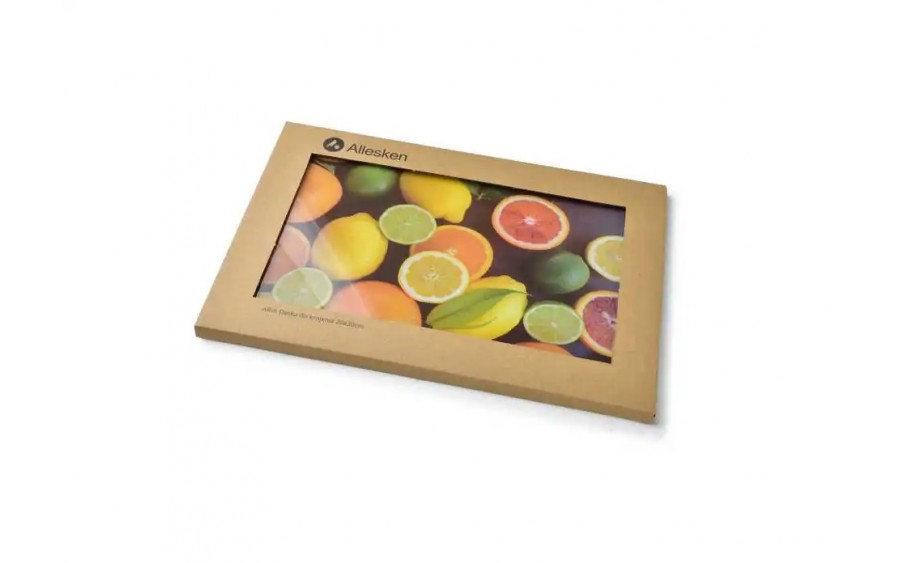 Deska szklana 20x30 cm Aria Cytrusy HTXD1143