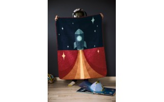 Koc dzieciecy 75x100cm Little Rocket 822000