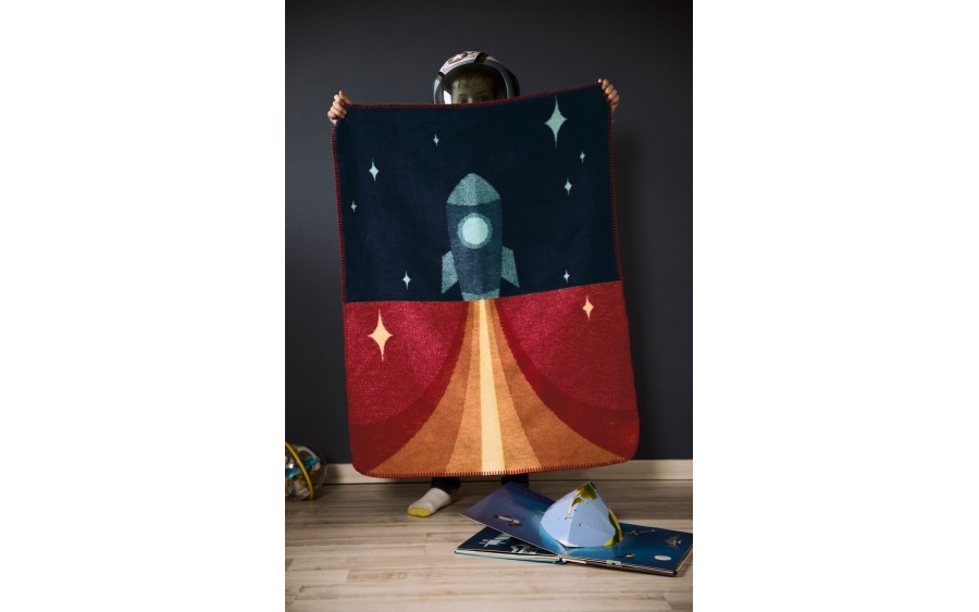 Koc dzieciecy 75x100cm Little Rocket 822000