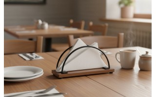 Serwetnik drewniany 16x8 cm Radka Orion