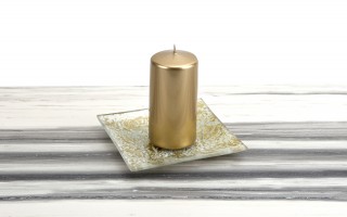 Podstawka szklana złota MK 1030