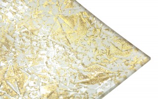 Podstawka szklana złota MK 1030