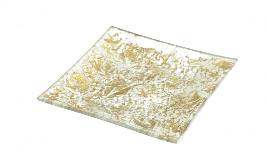 Podstawka szklana złota MK 1030